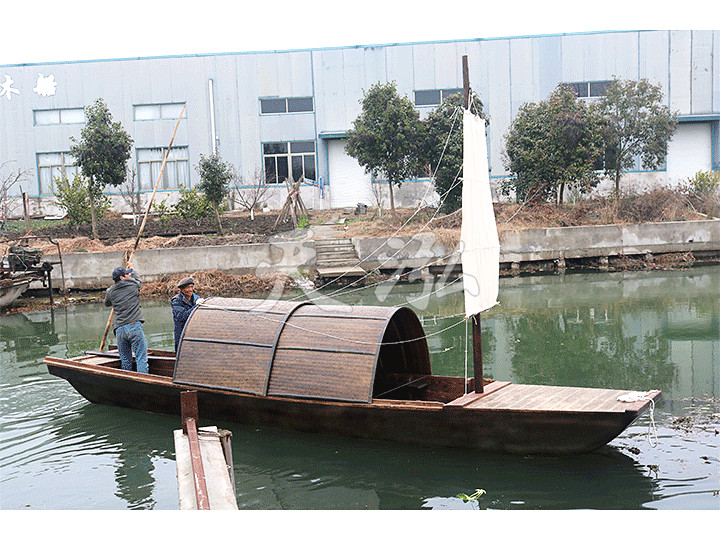 8米帶帆烏篷船 8米帶帆烏篷船